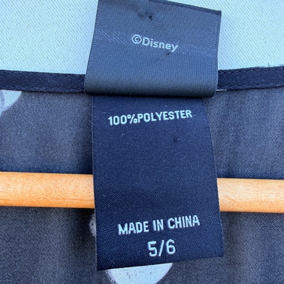 Torrid Disney Minnie Mouse Black Duster Kimono Size 5/6 - Picture 4 of 10